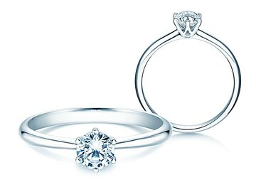 Anello di Fidanzamento Spirit in oro bianco
