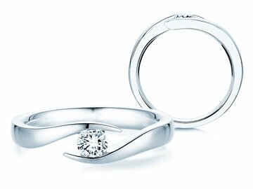 Anello di Fidanzamento Twist in argento