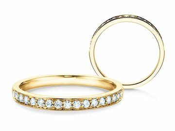 Anello di Fidanzamento Alliance-/Eternityring in oro giallo