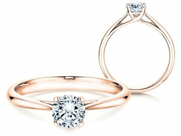 Anello di Fidanzamento Delight in oro rosa