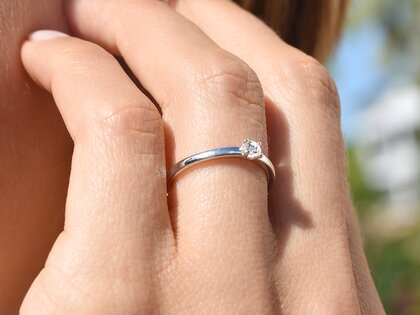 Anello di Fidanzamento Modern Petite
