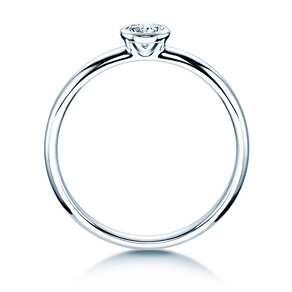 Anello di Fidanzamento Eternal in 9K oro bianco con diamante 0,25ct H/SI