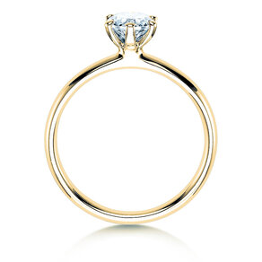 Anello di Fidanzamento Classic 6 in 9K oro giallo con diamante 0,60ct H/SI