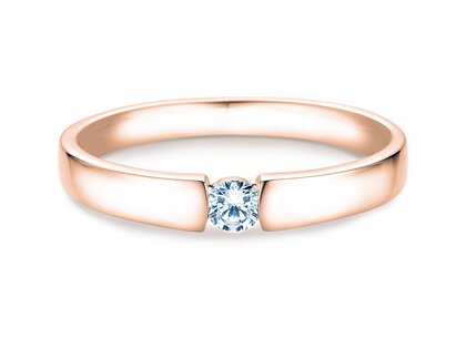 Anello di Fidanzamento Infinity Petite in oro rosa
