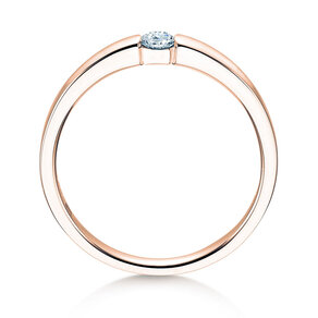 Anello di Fidanzamento Infinity Petite in oro rosa