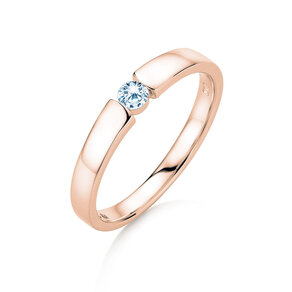 Anello di Fidanzamento Infinity Petite in oro rosa