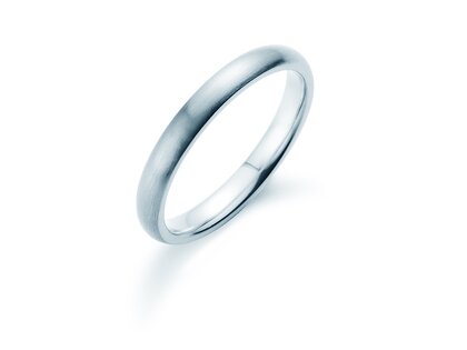 Anello per uomo Classic 3mm in argento 925/- opaco