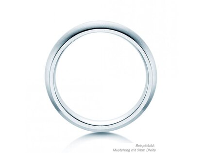 Anello per uomo Classic 3mm in argento 925/- opaco