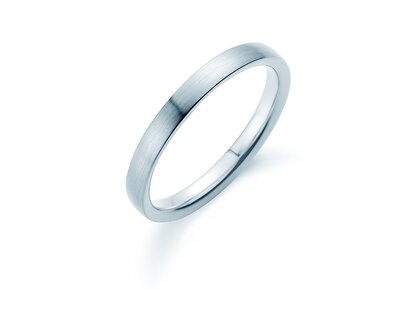 Anello per uomo Infinity 3mm in argento 925/- opaco