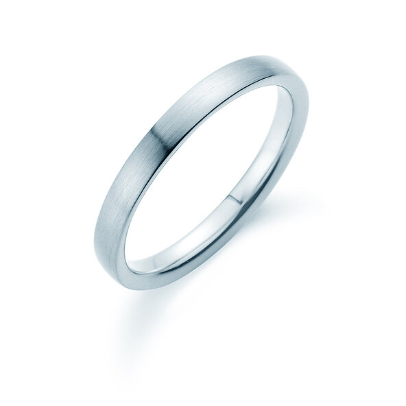 Anello per uomo Infinity 3mm in argento 925/- opaco