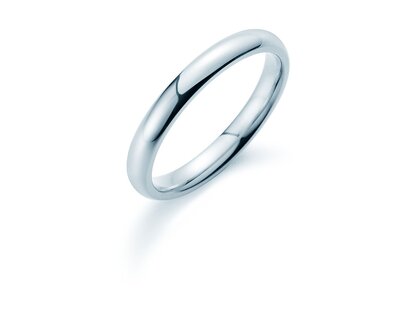Anello per uomo Classic 2,5mm in platino 950/- lucido