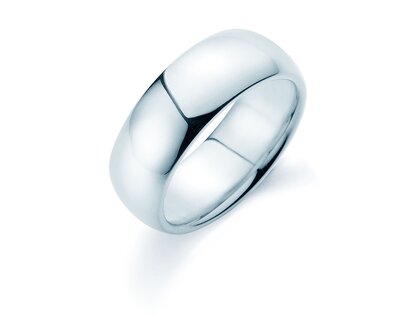 Anello per uomo Classic 7,5mm in argento 925/- lucido
