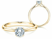 Anello di Fidanzamento Delight in 18K oro giallo con diamante 0,50ct G/SI