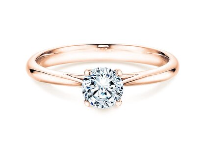 Anello di Fidanzamento Delight in 18K oro rosa con diamante 0,50ct G/SI