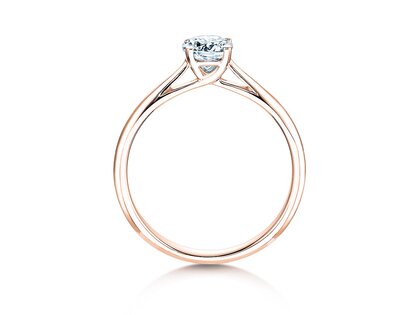 Anello di Fidanzamento Delight in 18K oro rosa con diamante 0,50ct G/SI
