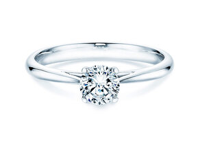 Anello di Fidanzamento Delight in 14K oro bianco con diamante 0,50ct H/SI