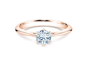 Anello di Fidanzamento Heaven 6 in 14K oro rosa con diamante da laboratorio 0,50ct E/VS