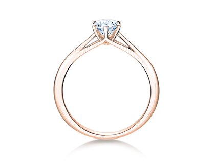 Anello di Fidanzamento Heaven 6 in 14K oro rosa con diamante da laboratorio 0,50ct E/VS