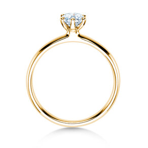 Anello di Fidanzamento Classic 6 in 18K oro giallo con diamante 0,50ct H/SI