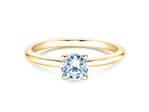 Anello di Fidanzamento Classic 4 in 9K oro giallo con diamante 0,50ct G/SI