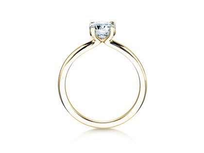 Anello di Fidanzamento Classic 4 in 9K oro giallo con diamante 3,00ct D/IF