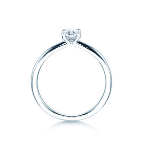 Anello di Fidanzamento Classic 4 in 14K oro bianco con diamante 0,40ct H/SI