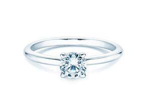Anello di Fidanzamento Classic 4 in 14K oro bianco con diamante 0,50ct H/SI