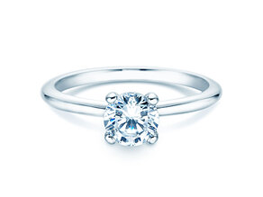 Anello di Fidanzamento Classic 4 in 18K oro bianco con diamante 2,00ct G/SI