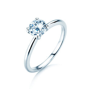 Anello di Fidanzamento Classic 4 in 18K oro bianco con diamante 2,00ct G/SI