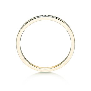 Anello di Fidanzamento Endless Love in 14K oro giallo con diamanti 0,20ct G/SI