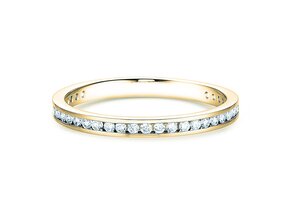 Anello di Fidanzamento Endless Love in 14K oro giallo con diamanti 0,33ct G/SI