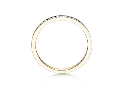 Anello di Fidanzamento Endless Love in 14K oro giallo con diamanti 0,33ct G/SI
