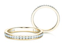 Anello di Fidanzamento Endless Love in 18K oro giallo con diamanti 0,50ct G/SI