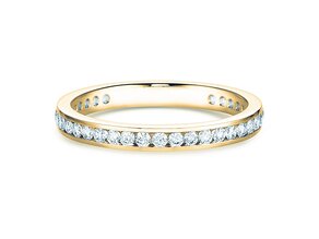 Anello di Fidanzamento Endless Love in 9K oro giallo con diamanti 0,50ct G/SI