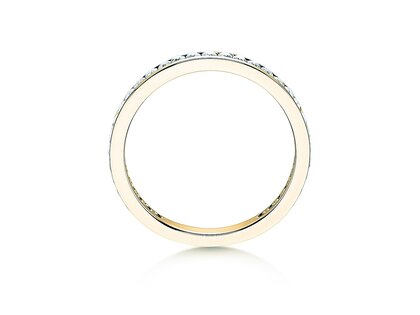Anello di Fidanzamento Endless Love in 9K oro giallo con diamanti 0,50ct G/SI