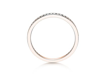Anello di Fidanzamento Endless Love in 18K oro rosa con diamanti 0,20ct G/SI