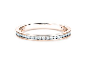 Anello di Fidanzamento Endless Love in 9K oro rosa con diamanti 0,33ct G/SI