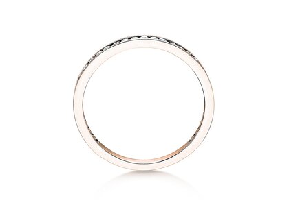 Anello di Fidanzamento Endless Love in 9K oro rosa con diamanti 0,33ct G/SI
