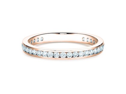 Anello di Fidanzamento Endless Love in 14K oro rosa con diamanti 0,50ct G/SI