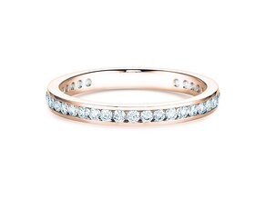 Anello di Fidanzamento Endless Love in 14K oro rosa con diamanti 0,50ct G/SI