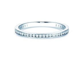 Anello di Fidanzamento Endless Love in 14K oro bianco con diamanti 0,20ct G/SI