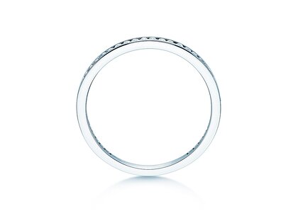 Anello di Fidanzamento Endless Love in 14K oro bianco con diamanti 0,20ct G/SI