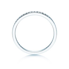 Anello di Fidanzamento Endless Love in 14K oro bianco con diamanti 0,20ct G/SI