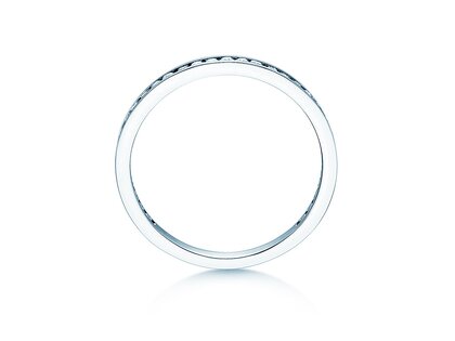 Anello di Fidanzamento Endless Love in 9K oro bianco con diamanti 0,33ct G/SI