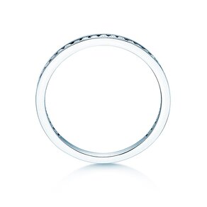 Anello di Fidanzamento Endless Love in 9K oro bianco con diamanti 0,33ct G/SI
