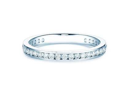 Anello di Fidanzamento Endless Love in 14K oro bianco con diamanti 0,50ct G/SI