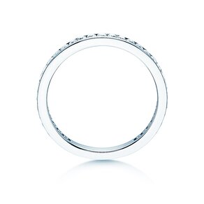 Anello di Fidanzamento Endless Love in 14K oro bianco con diamanti 0,50ct G/SI