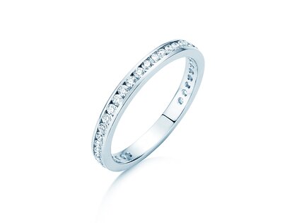 Anello di Fidanzamento Endless Love in 14K oro bianco con diamanti 0,50ct G/SI