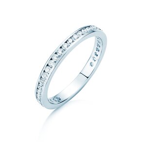 Anello di Fidanzamento Endless Love in 14K oro bianco con diamanti 0,50ct G/SI