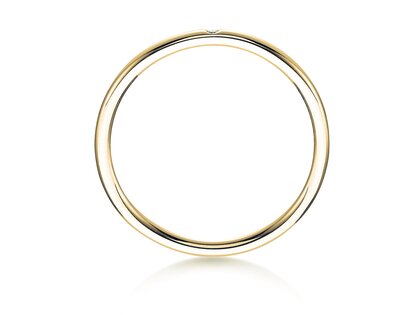 Anello di Fidanzamento Promise Petite in 9K oro giallo con diamante 0,005ct G/SI